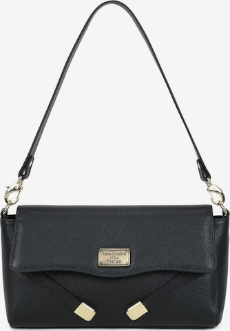 Borsa a spalla 'Sara' di Braccialini in nero: frontale