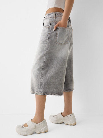 Bershka Wide leg Jeans in Grey