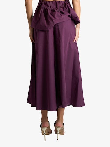 Ottod’Ame - Folgado Calças em roxo