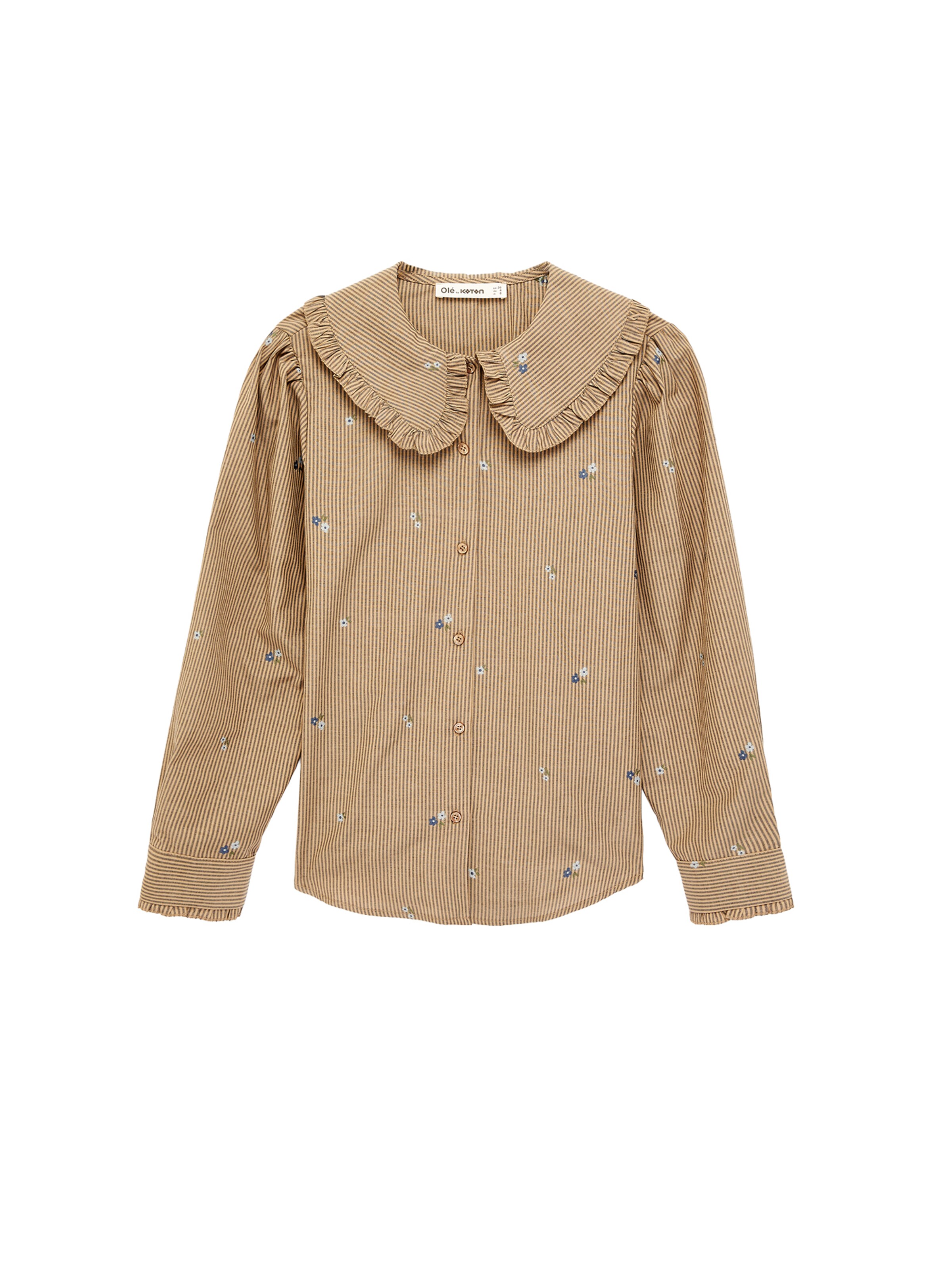 Koton Blouse in Bruin: voorkant