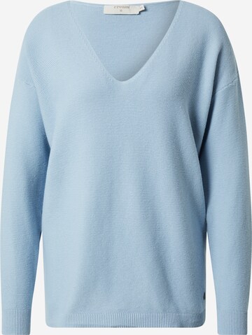 Cream Sweater 'Sillar' in Blue: front