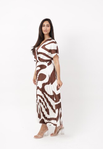 Elara Dress in Brown