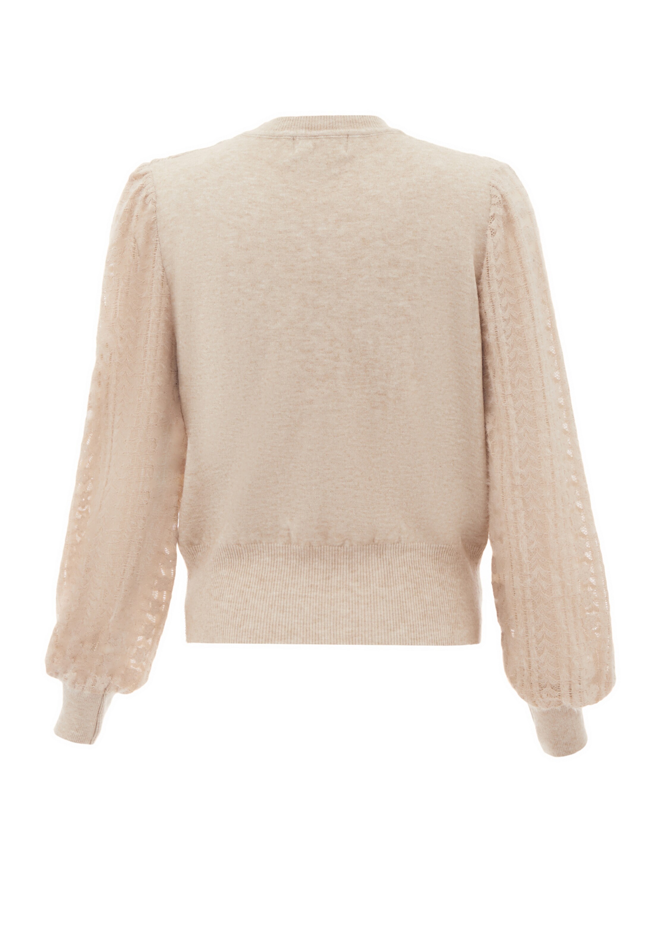 NAEMI Gebreid vest in Beige