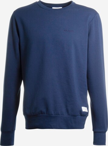 mazine Sweatshirt ' Burwood Sweater ' in Blauw: voorkant