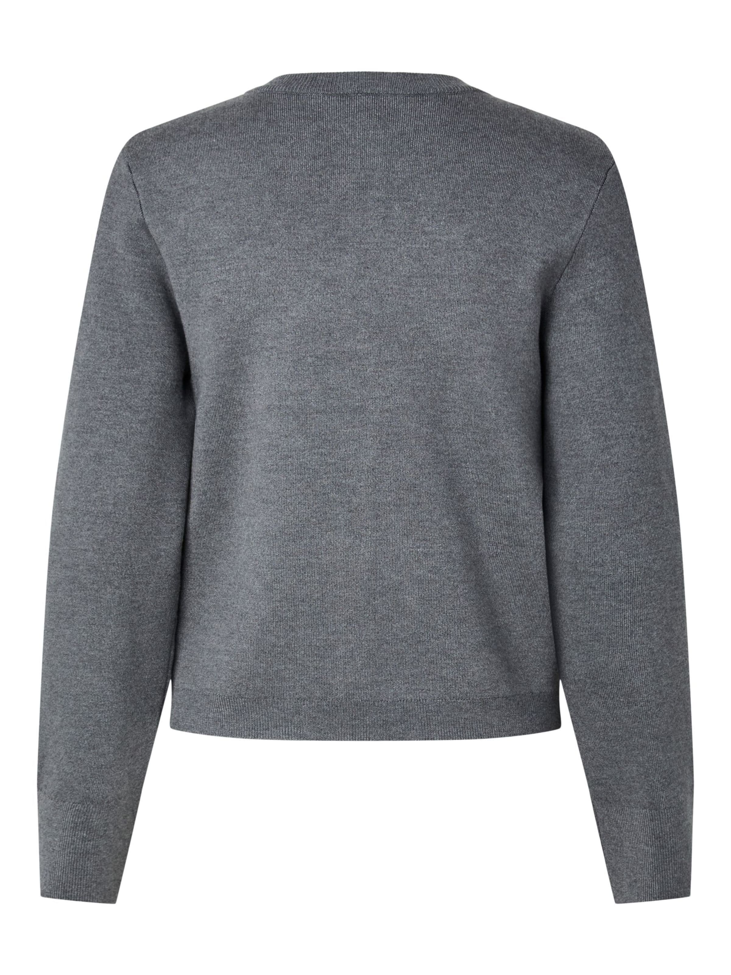 YAS Knit cardigan 'YASElena' in Grey