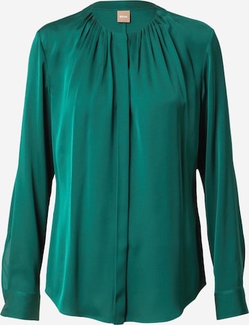 BOSS Black Blouse 'Banorah' in Groen: voorkant