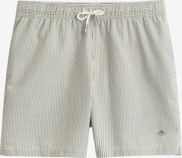 GANT Uimashortsit värissä vihreä: etupuoli