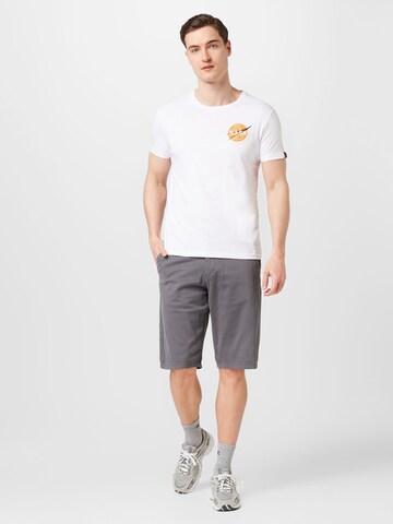 T-Shirt 'NASA Davinci' ALPHA INDUSTRIES en blanc