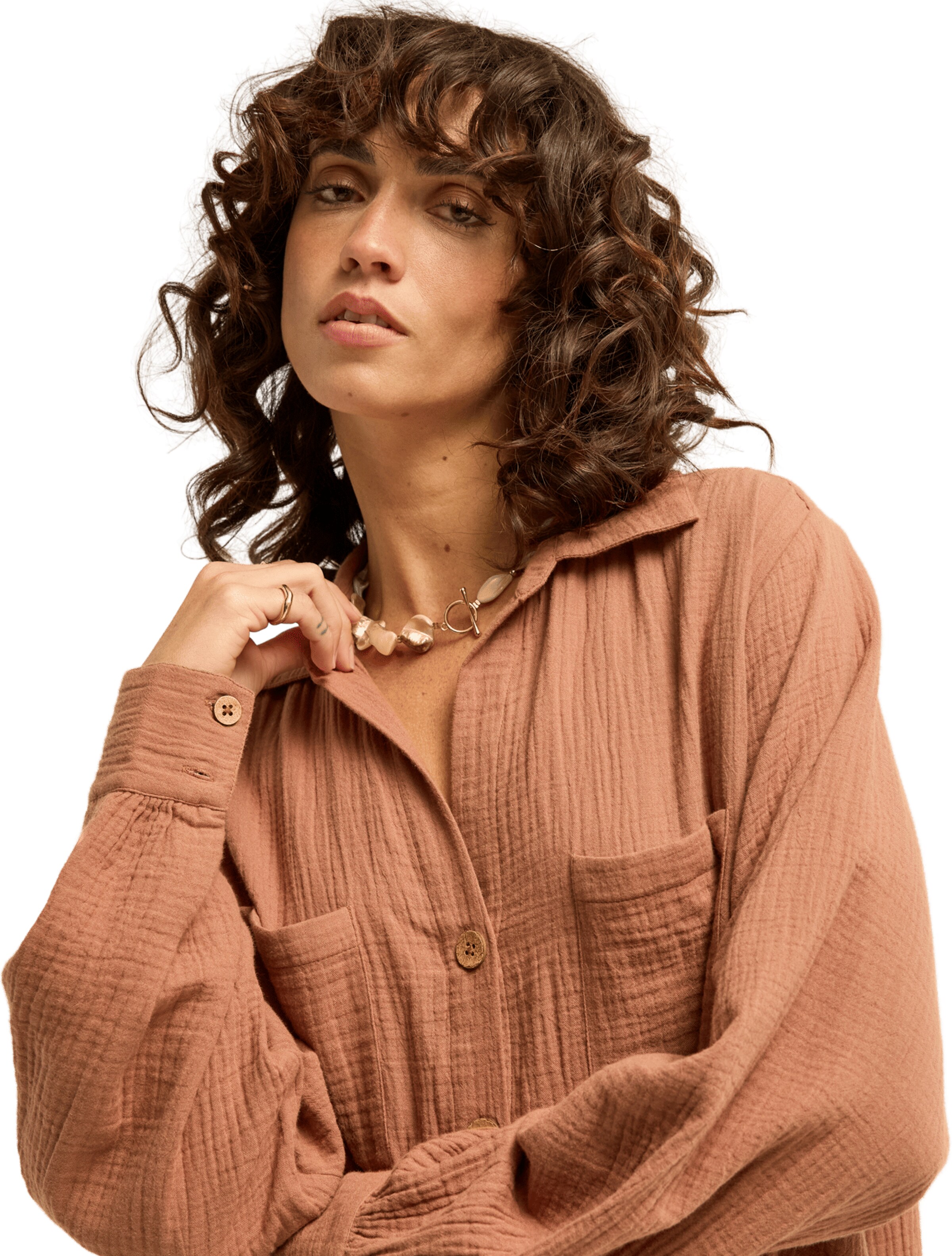 BILLABONG Blouse 'Swell' in Brown
