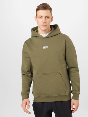 NIKE Athletic Sweatshirt in Green: front