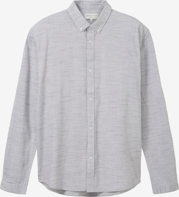 TOM TAILOR DENIM Comfort fit Button Up Shirt in Grey: front