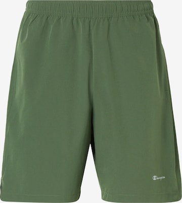 Champion - Pantalón deportivo en verde: frente