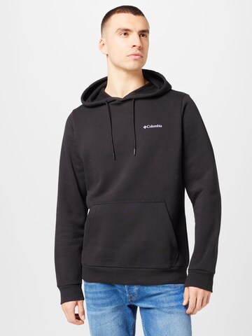 COLUMBIA Athletic Sweatshirt in Black: front