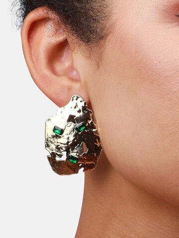 SOHI Kolczyki 'Edithe' w kolorze złoty: przód