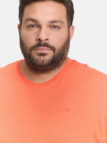 TOM TAILOR Men + T-Shirt in Orange