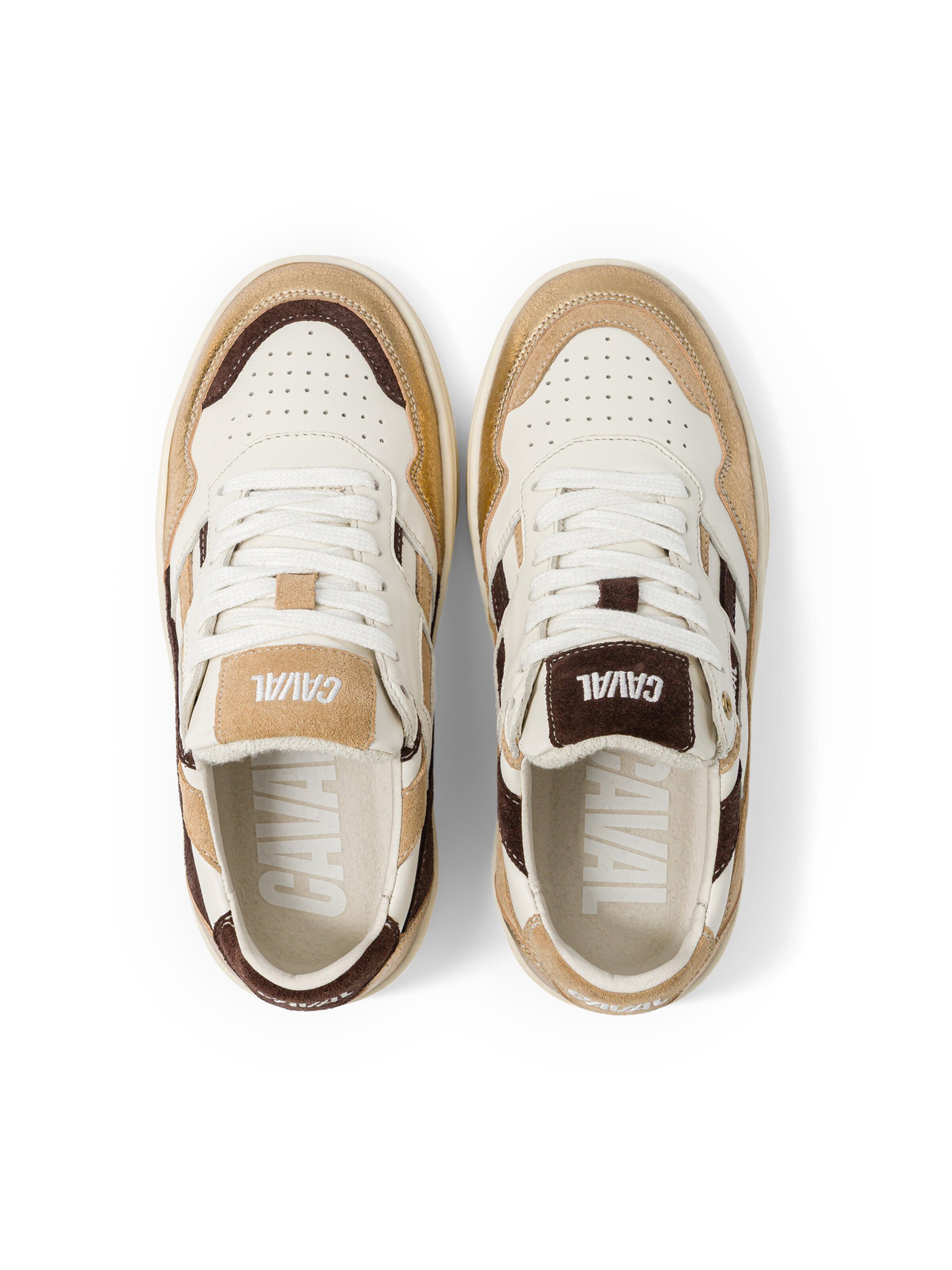 Scarpa stringata ' PLAYGROUND ' di Caval in beige
