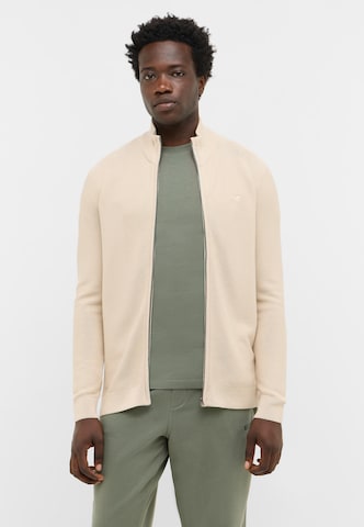 MUSTANG Strickjacke 'Escondido' in Beige: Vorderseite