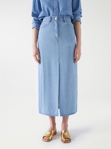 Salsa Jeans Skirt in Blue: front