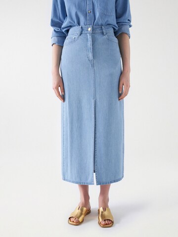 Salsa Jeans Skirt in Blue: front