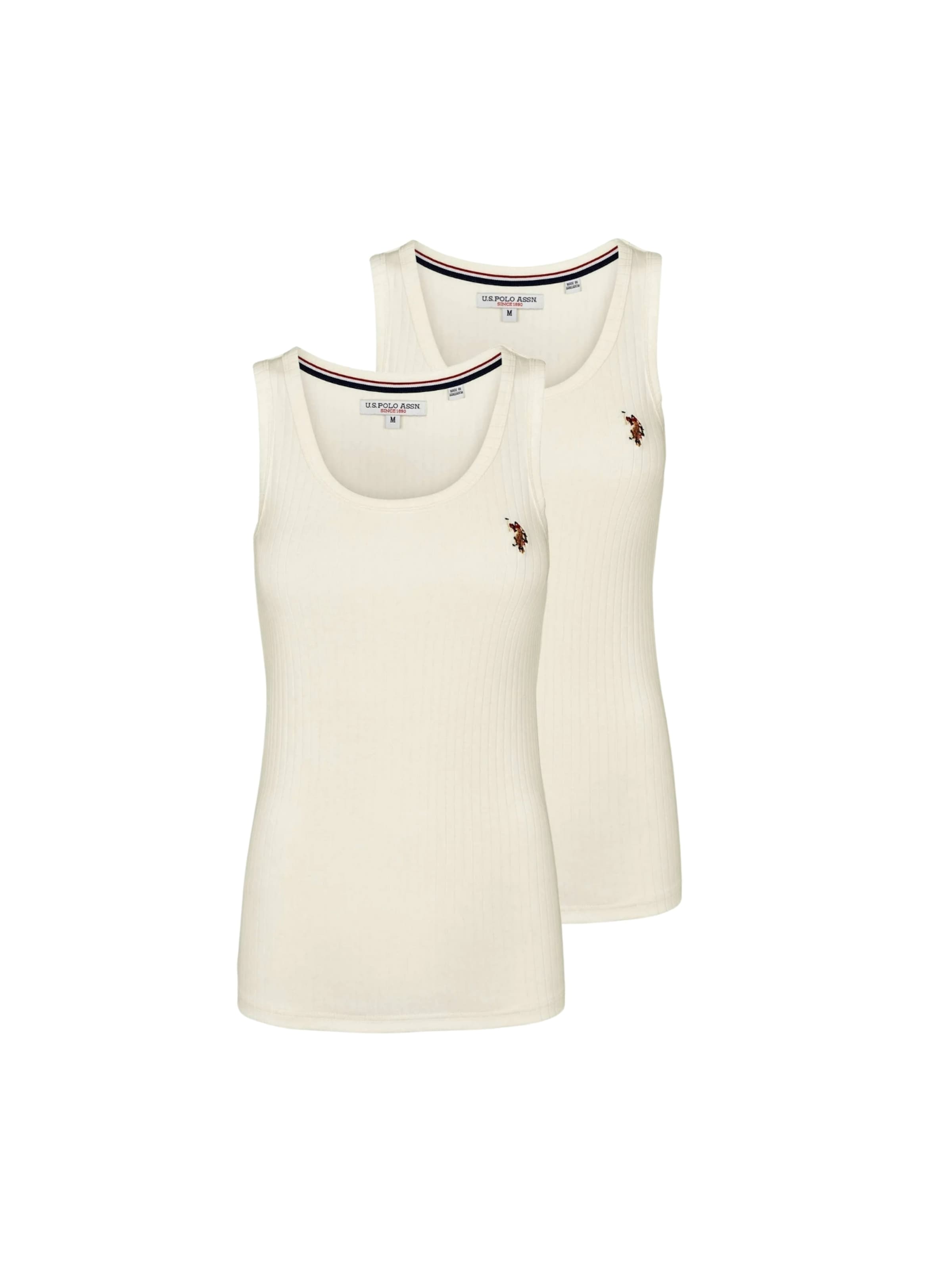 U.S. POLO ASSN. Top 'Casandra' – bílá: přední strana