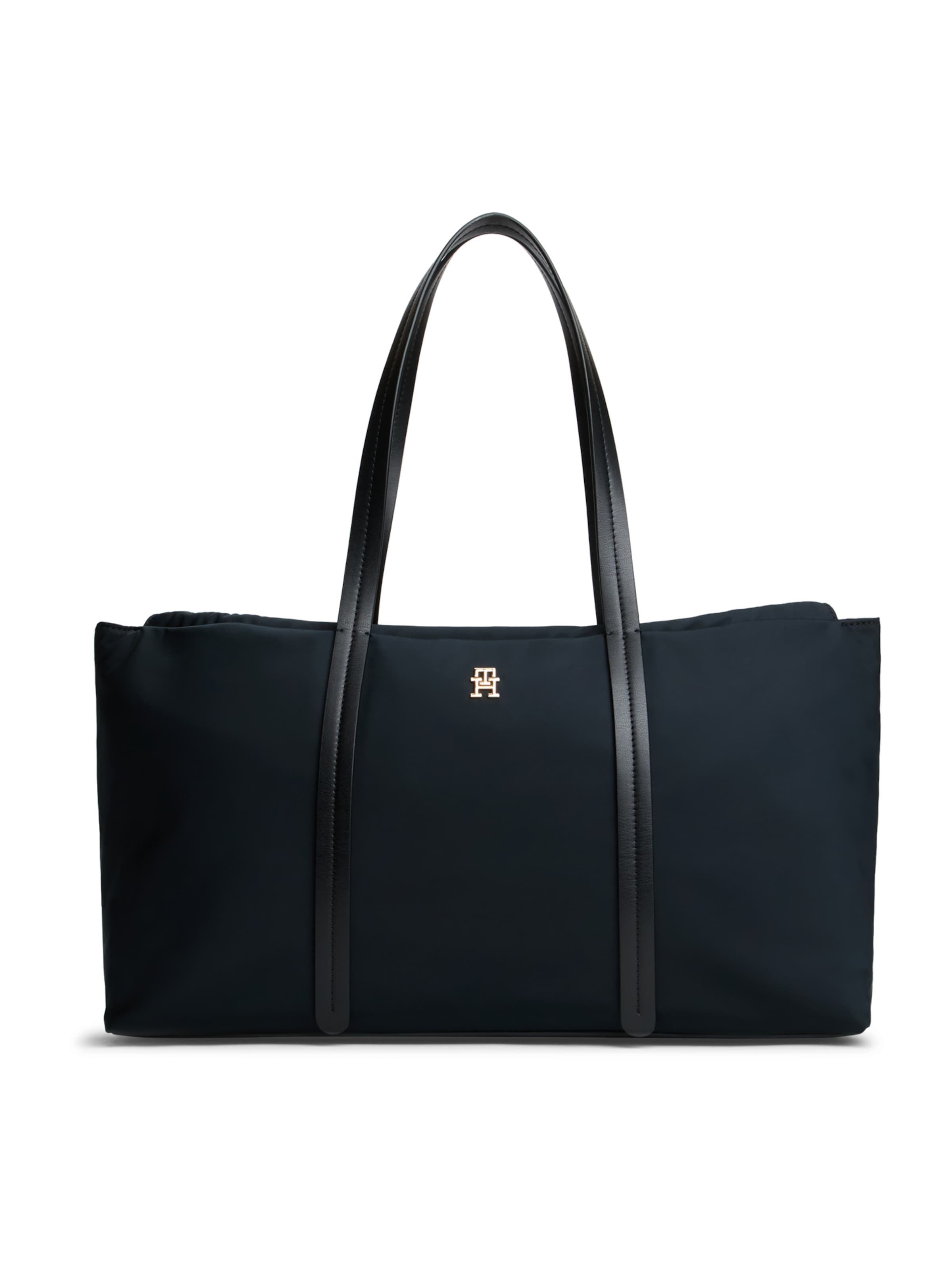 TOMMY HILFIGER Nakupovalna torba | črna barva: sprednja stran