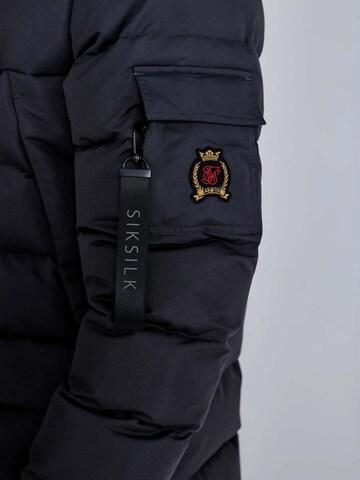 Veste d’hiver 'Parka' SikSilk en gris
