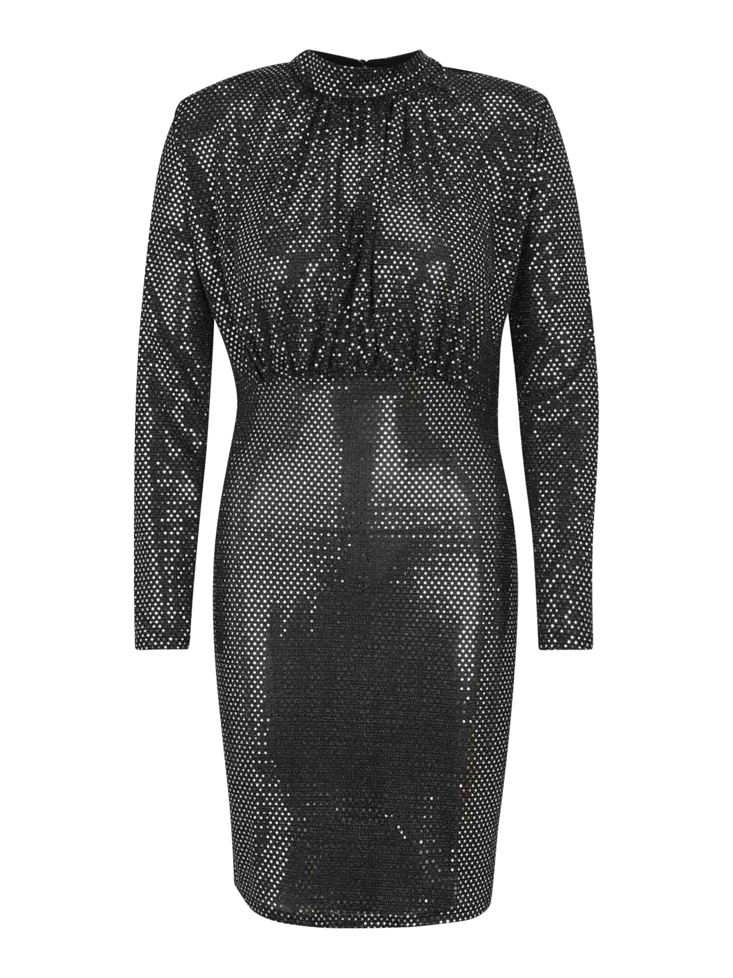 Vero Moda Tall Φόρεμα κοκτέιλ 'VMEVALINE' σε μαύρο: μπροστά