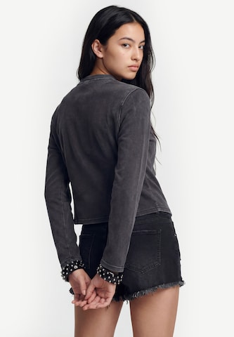 myMo ROCKS Sweatjacke in Grau