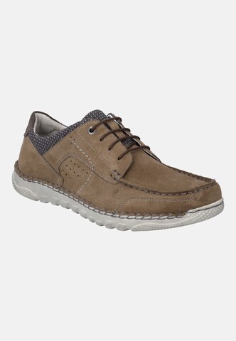 JOSEF SEIBEL Athletic lace-up shoe 'WILSON' in Beige