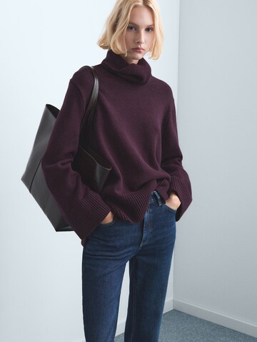 MANGO Slimfit Kavbojke 'NEWMOM' | modra barva