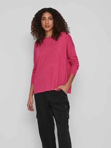 VILA Sweater 'ABELLA' in Pink: front