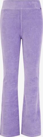 WE Fashion - Leggings em roxo: frente