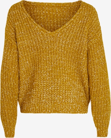 VILA Sweater 'Therese' in Yellow: front