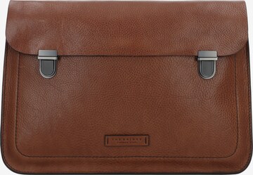 The Bridge Document Bag 'Ettore' in Brown: front