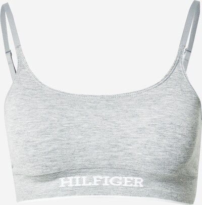 Tommy Hilfiger Underwear Σουτιέν σε γκρι μελανζέ / λευκό, Άποψη προϊόντος
