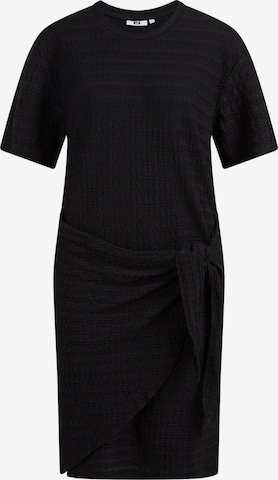 WE Fashion Šaty – černá: přední strana