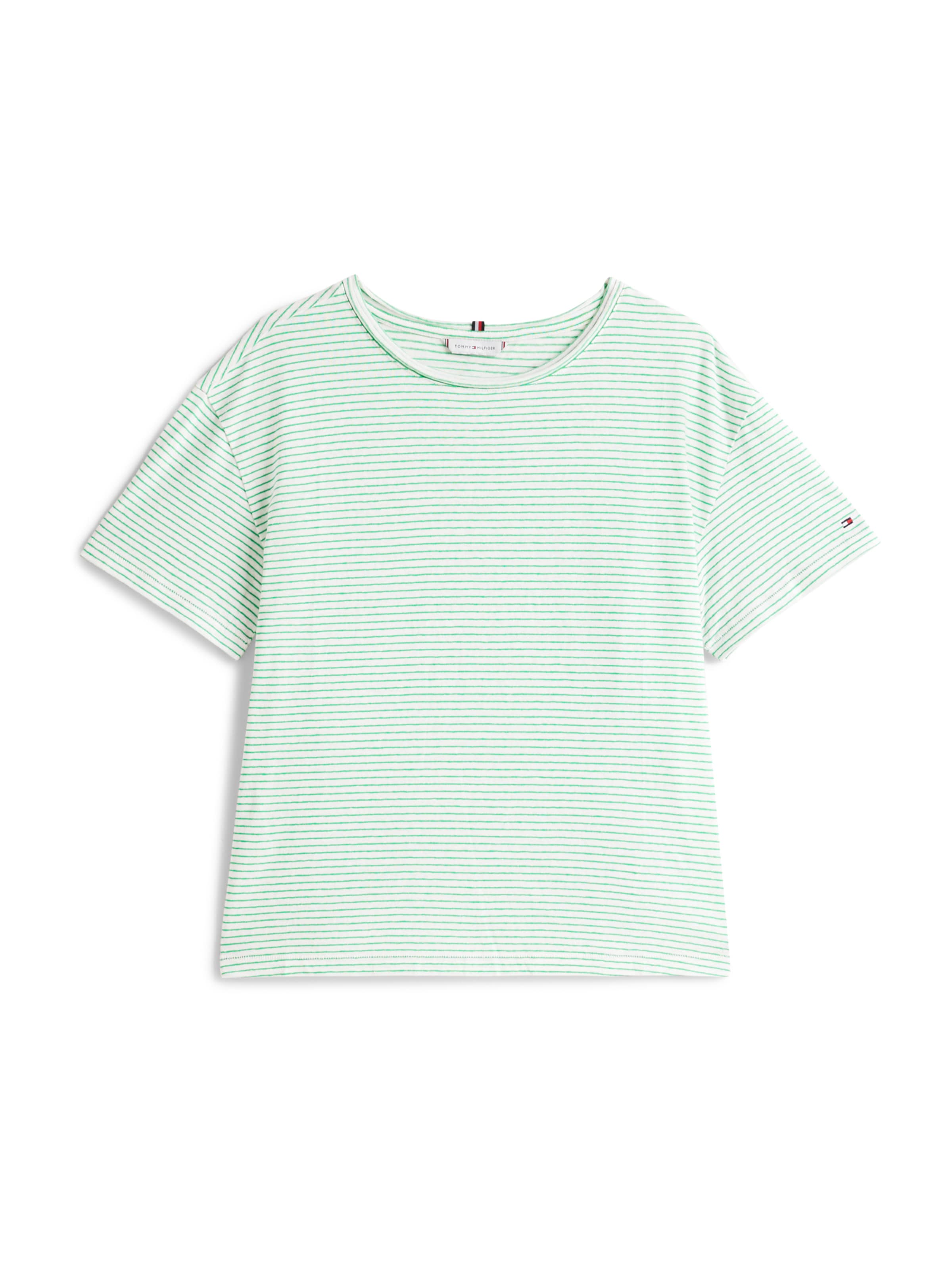 TOMMY HILFIGER Koszulka w kolorze zielony: przód
