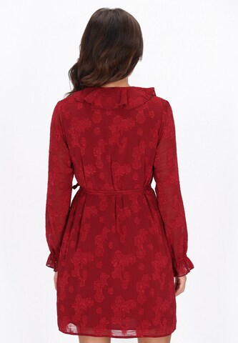 Robe de cocktail faina en rouge