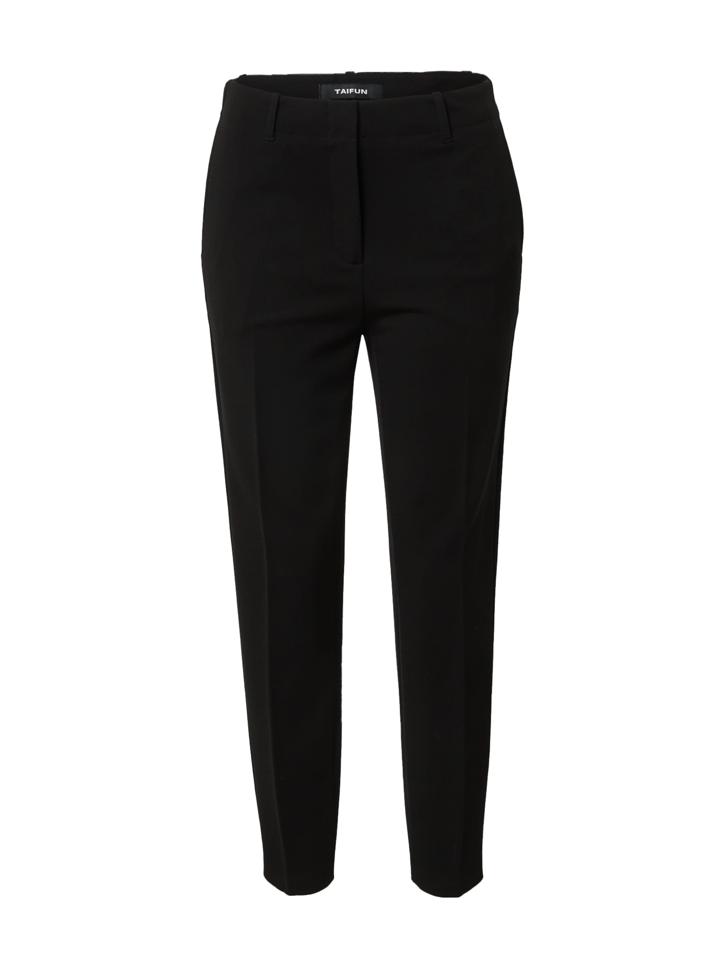 TAIFUN Liibuv Viikidega püksid, värv must: eest vaates