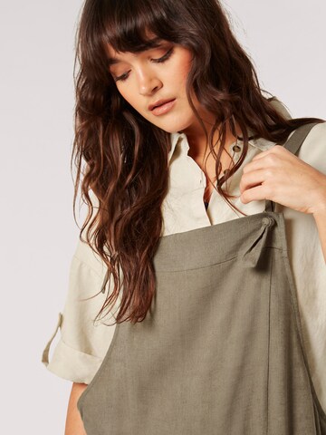 Apricot Loose fit Overalls in Green