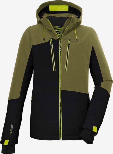 KILLTEC Športna jakna | apno / oliva / črna barva, Prikaz izdelka