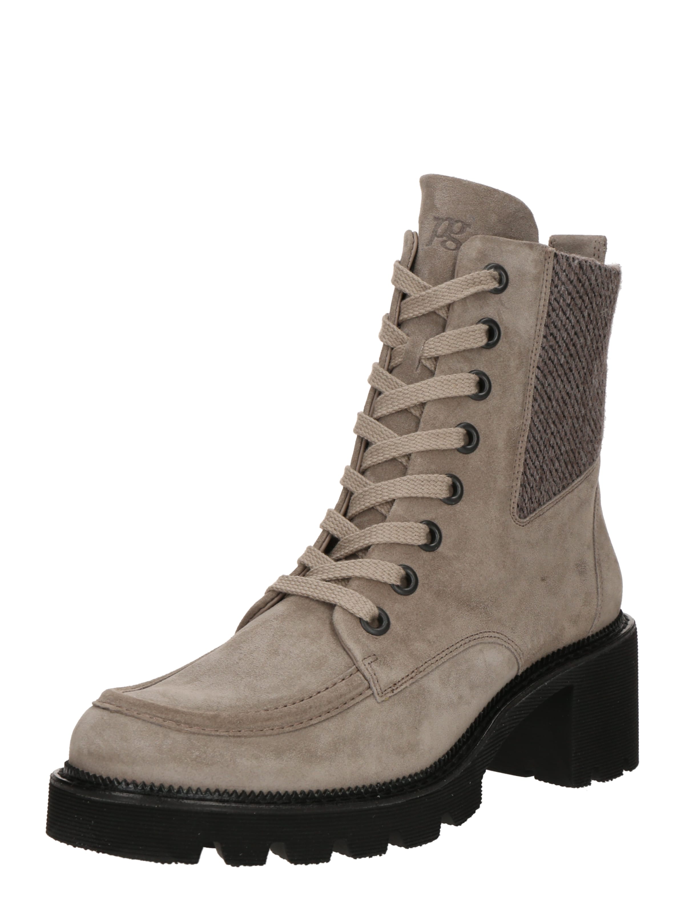 Paul Green Šnurovacie členkové čižmy - Sivá: predná strana