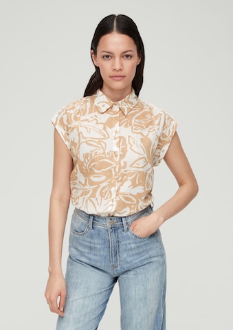 s.Oliver Bluse in Beige: predná strana