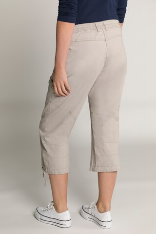 Regular Pantalon cargo Ulla Popken en gris