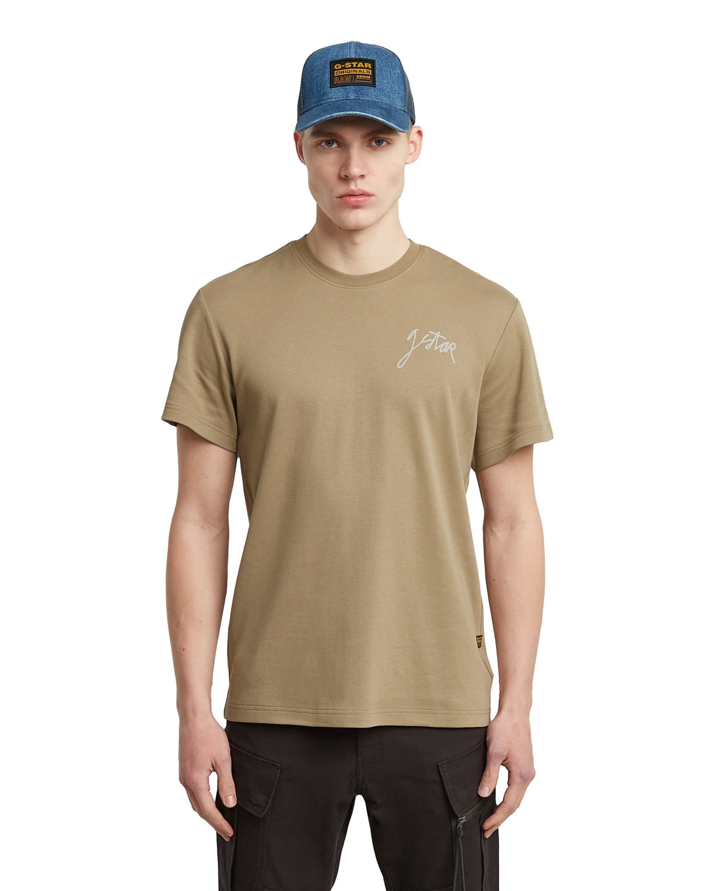 G-STAR T-Shirt in Beige: Vorderseite