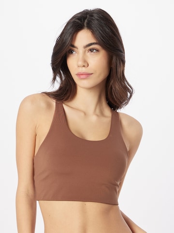 ONLY PLAY Sports bra 'NADA' in Brown: front