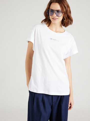 T-shirt Rich & Royal en blanc : devant