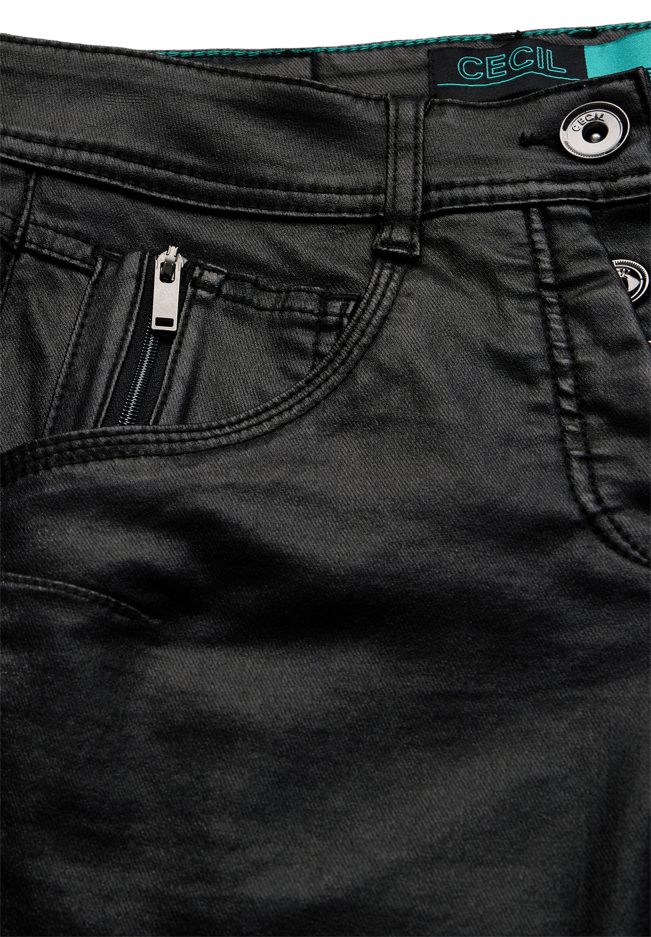 STREET ONE Slim fit Pants in Black