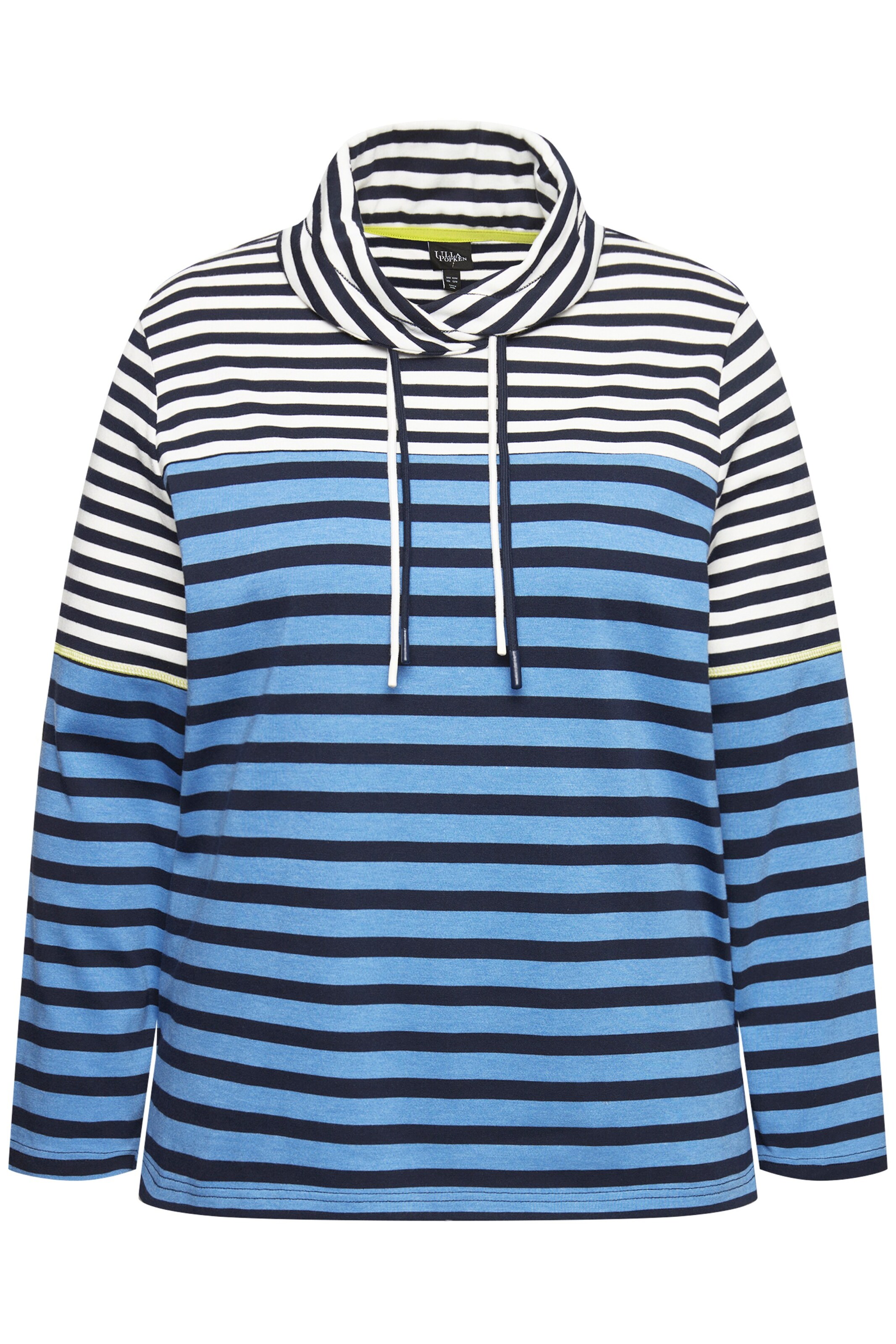 Ulla Popken Sweatshirt in Blau: Vorderseite