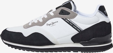 Baskets basses 'London Life' Pepe Jeans en gris : devant